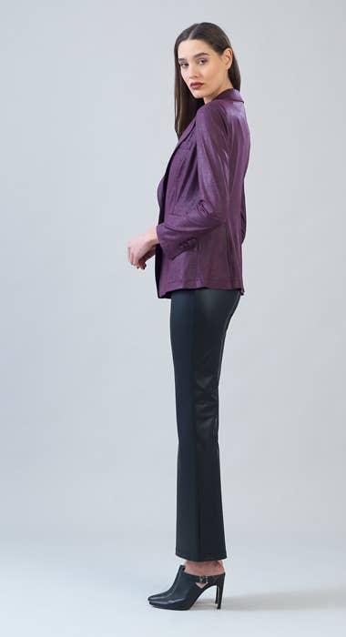 Clara Sunwoo Liquid Leather ™ Signature Pocket Blazer