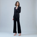 Clara Sunwoo Velvet Shimmer Signature Pocket Blazer-2