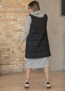 Polar Black Puff Vest Long - ARRIVING SOON-14