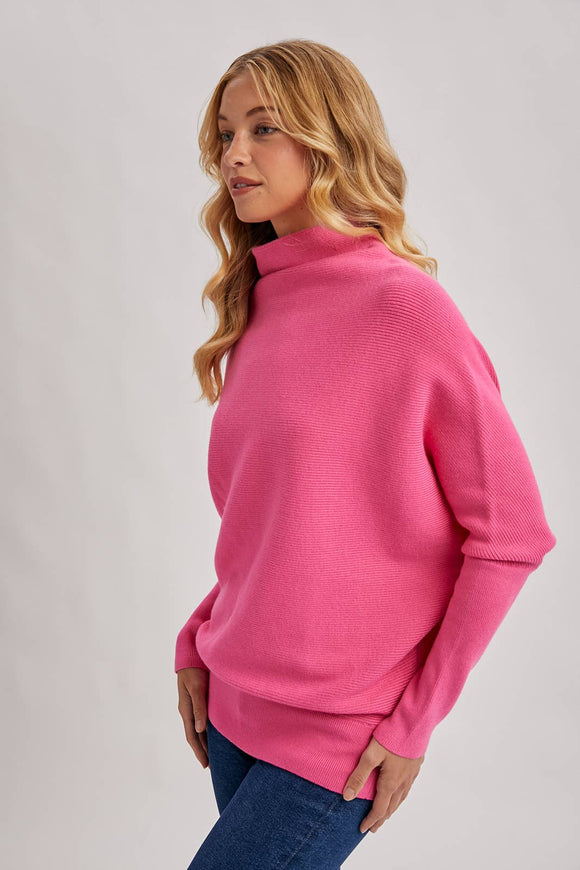 Slouch Dolman Sleeve Pullover - RESTOCKING