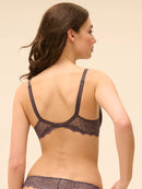 Simone Perele Caresse 3D Plunge GRAPHITE GREY Bra 12A316-5
