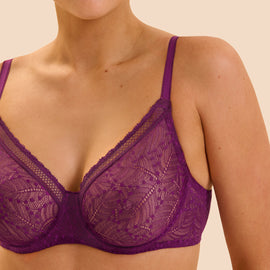 Simone Perele Comete Full Cup Bra - Blackberry - 0