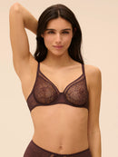 Simone Perele Comete Full Cup Bra - Dark Brown-15