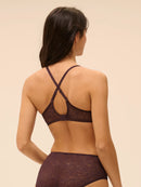 Simone Perele Comete Full Cup Bra - Dark Brown-12
