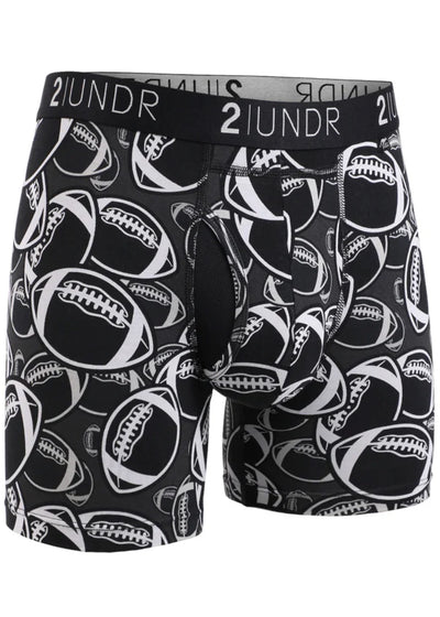 2Undr Swing Shift Boxer Brief Prints - Grid Iron
