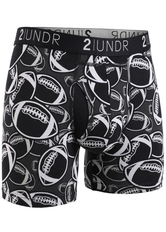 2Undr Swing Shift Boxer Brief Prints - Grid Iron