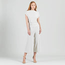 Clara Sunwoo Side Ruched Boat Neck Top - RESTOCKING IN JANUARY-10