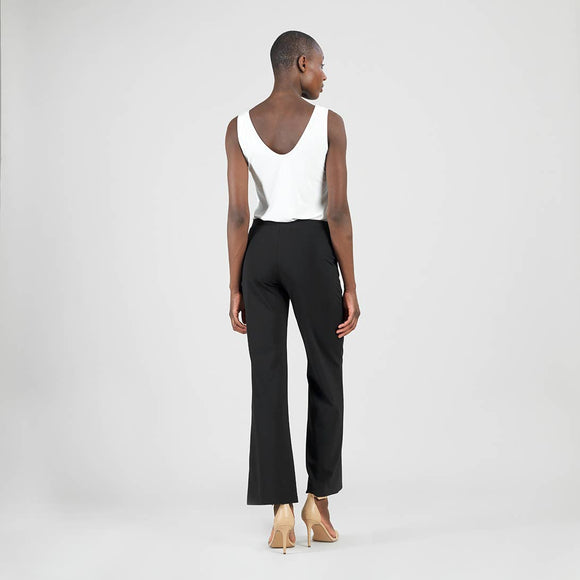 Clara Sunwoo Rayon-Ponte Knit  Loose Leg Pocket Pant - ARRIVING SOON