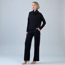 Clara Sunwoo Ultra Soft Travel Knit Turtleneck with Tipped Hem-24
