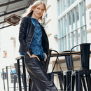 Clara Sunwoo Liquid Leather ™ Ruched Detail Jacket - COMING SOON-4