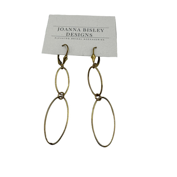 Joanna Bisley Double Oval Earrings | 14Kt Gold Fill