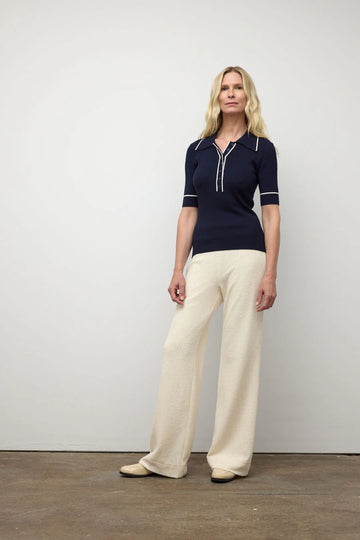 Iris Setlakwe Short Sleeve Polo