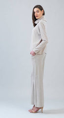 Clara Sunwoo Ultra Soft Travel Knit Turtleneck with Tipped Hem-19