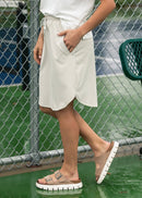 Inherit Kenedi Bone White Sport Skirt-5