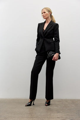 Iris Setlakwe pintuck Straight Leg Trouser