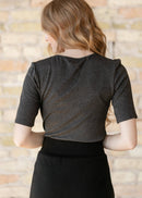 Inherit Essential Ribbed Half Sleeve Tee-14