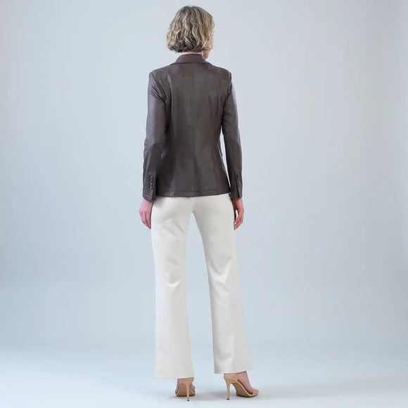 Clara Sunwoo Liquid Leather ™ Signature Pocket Blazer
