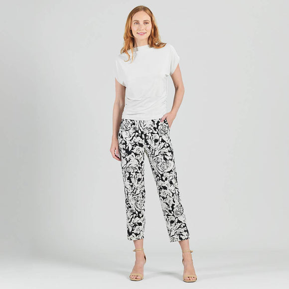 Clara Sunwoo Side Ruched Boat Neck Top - RESTOCKING IN JANUARY