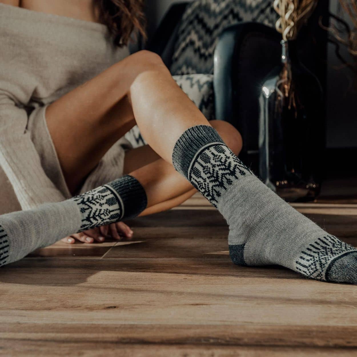 Nordic Socks Merino Wool PERFORM™ Warm (Yule) - Unisex-3
