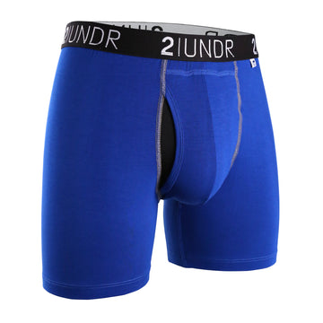 Buy blue-blue 2Undr Swing Shift Boxer Brief Solid