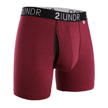 Buy burgundy 2Undr Swing Shift Boxer Brief Solid