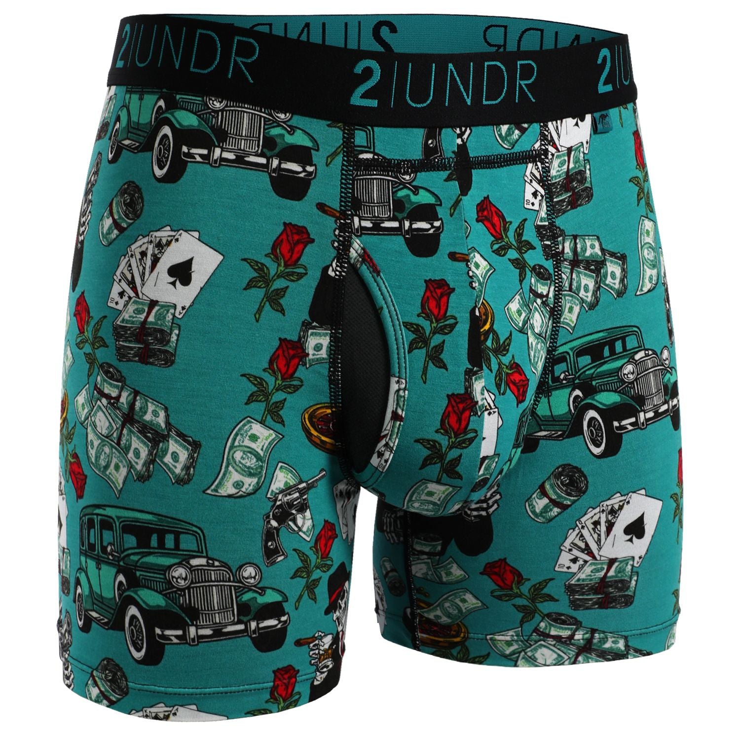 2Undr Swing Shift Boxer Brief Prints - Mobsters