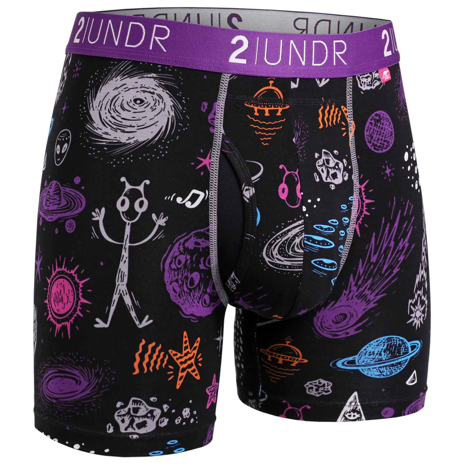 2Undr Swing Shift Boxer Brief Prints - Kosmos