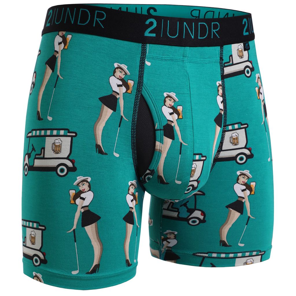 2Undr Swing Shift Boxer Brief Prints - Cart Girl