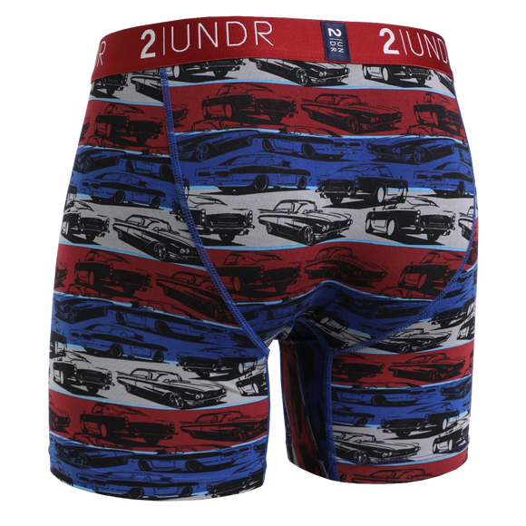 2Undr Swing Shift Boxer Brief Prints - Race Pace