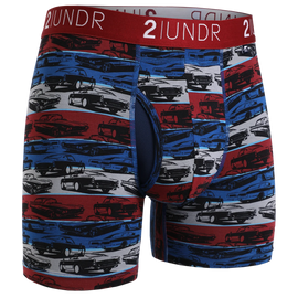 2Undr Swing Shift Boxer Brief Prints - Race Pace