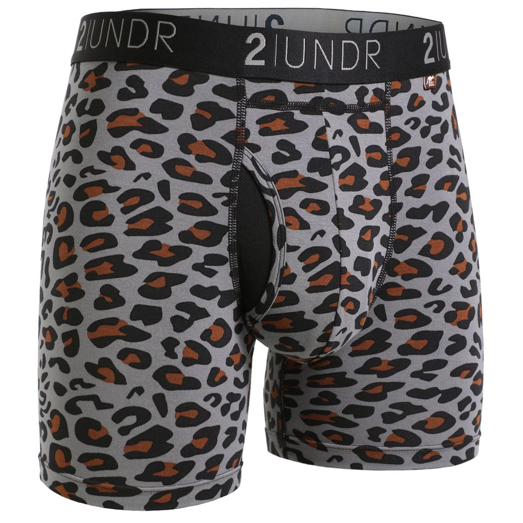 2Undr Swing Shift Boxer Brief Prints - Leopard