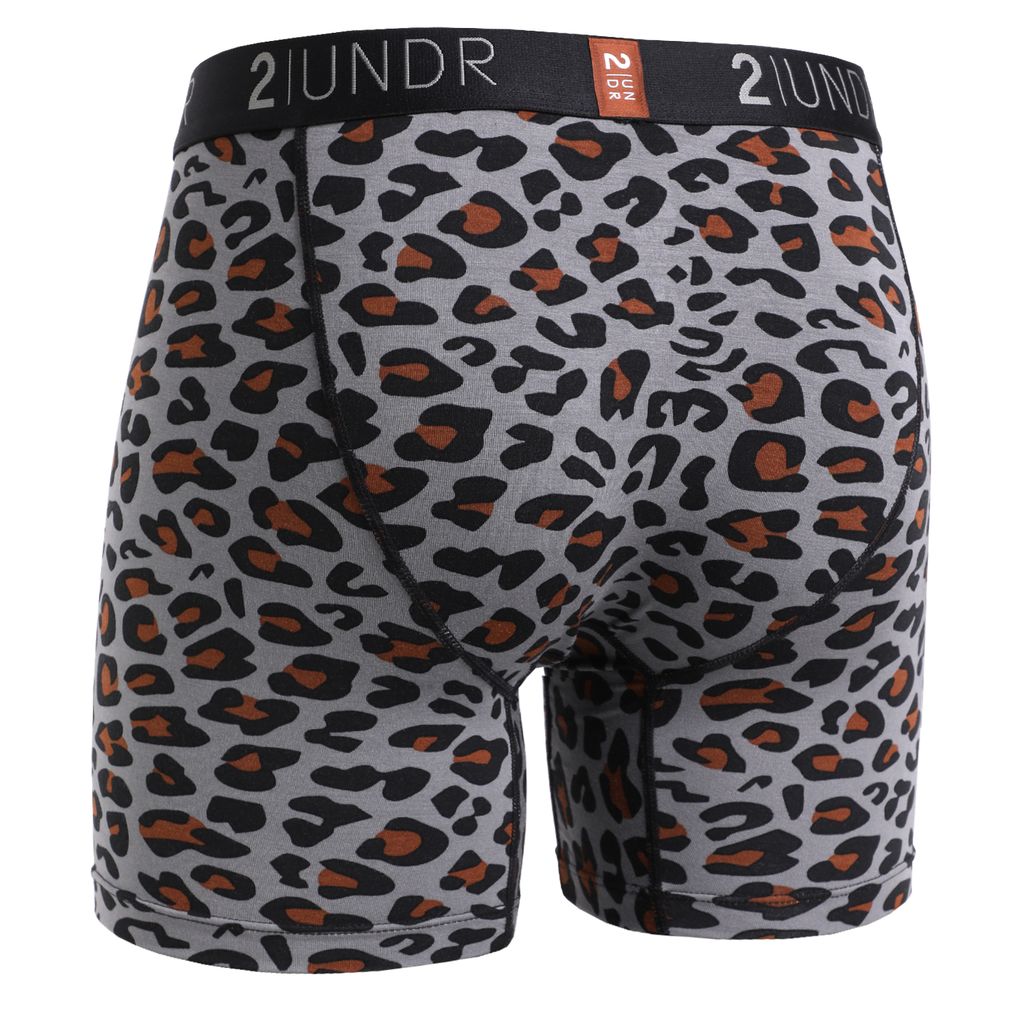 2Undr Swing Shift Boxer Brief Prints - Leopard