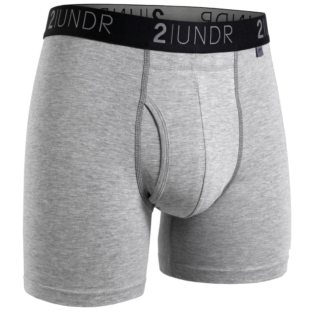 2Undr Swing Shift Boxer Brief Heathered Solid - 0