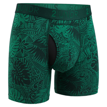 2Undr Swing Shift Boxer Brief Prints - Coastal Green