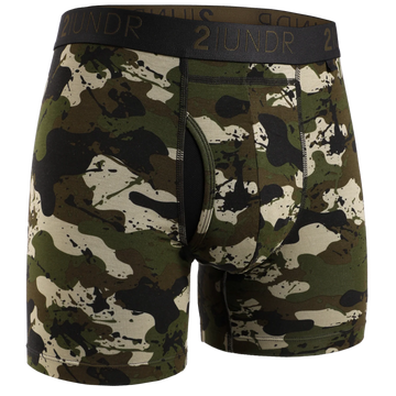 2Undr Swing Shift Boxer Brief Prints - Army