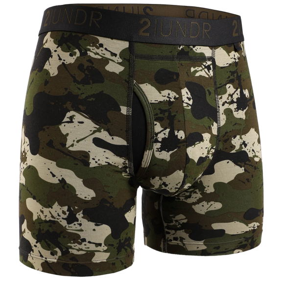 2Undr Swing Shift Boxer Brief Prints - Army