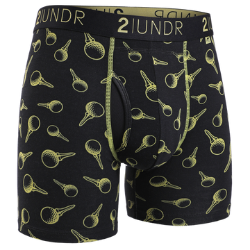 2Undr Swing Shift Boxer Brief Prints - Gold Tees