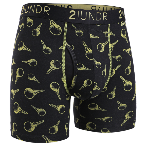 2Undr Swing Shift Boxer Brief Prints - Gold Tees