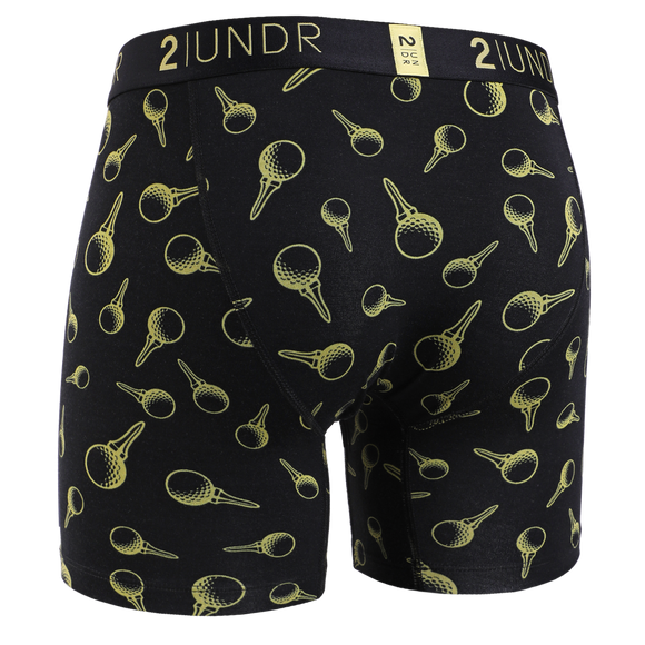 2Undr Swing Shift Boxer Brief Prints - Gold Tees