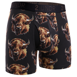 2Undr Swing Shift Boxer Brief Prints -Bison