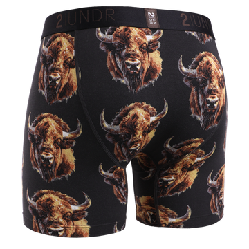2Undr Swing Shift Boxer Brief Prints -Bison - 0