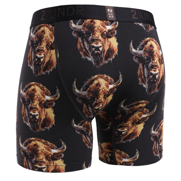 2Undr Swing Shift Boxer Brief Prints -Bison