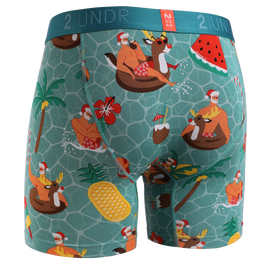 2Undr Swing Shift Boxer Brief Prints - Krisp Kringle - 0