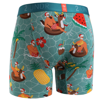 2Undr Swing Shift Boxer Brief Prints - Krisp Kringle - 0