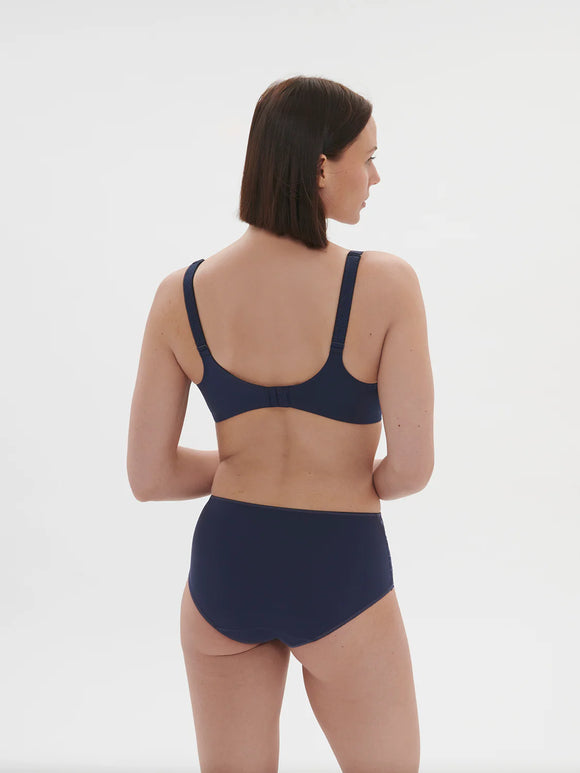 Simone Perele Caresse 3D Plunge INK BLUE  Bra 12A316