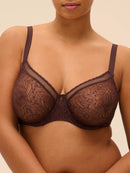 Simone Perele Comete Full Cup Bra - Dark Brown-1