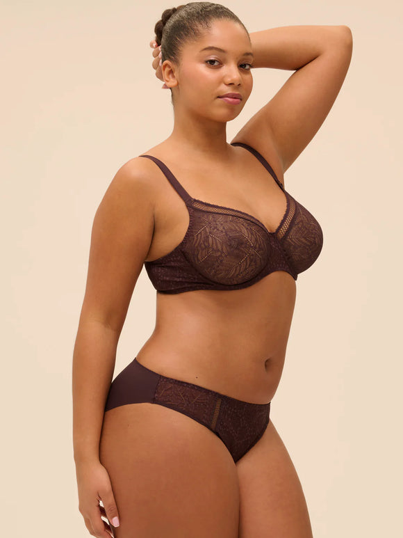 Simone Perele Comete Full Cup Bra - Dark Brown