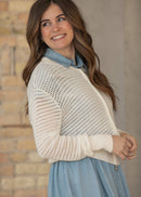 Inherit Tate Crochet Open Knit Cardigan-15