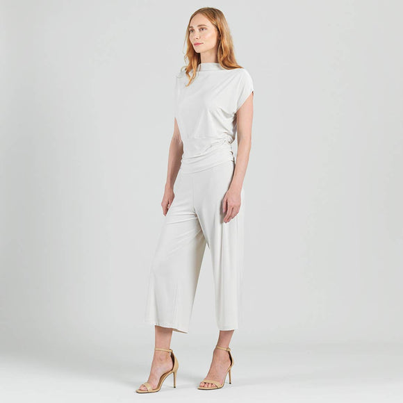 Clara Sunwoo Side Ruched Boat Neck Top - RESTOCKING IN JANUARY