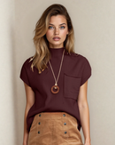 Indie & Co. Ayla Short Sleeve Knit Sweater-1